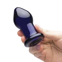 GLAS - RECHARGEABLE REMOTE CONTROLLED VIBRATING BUTT PLUG-Gläs Outlet