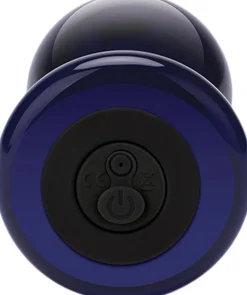 GLAS - RECHARGEABLE REMOTE CONTROLLED VIBRATING BUTT PLUG-Gläs Outlet