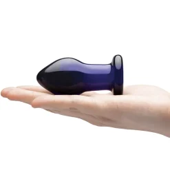 GLAS - RECHARGEABLE REMOTE CONTROLLED VIBRATING BUTT PLUG-Gläs Outlet