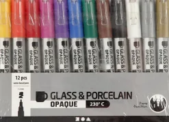 Hot Glas- og porcelænstusch, streg 1-2 mm. Børn Kreativitet