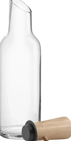 Eva Solo Karafler & Kander>Glaskaraffel med træprop 1 l