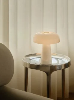 Best GLOSSY MINI TABLE E14 G45 WHITE Bordlamper