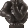 Online Gorilla figur, graphite, 39 cm. Figurer & Skulpturer