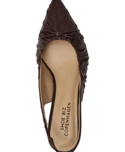 Dame Shoe Biz Slingbacks|Højhælede Sko>Grace Brown Ruskind