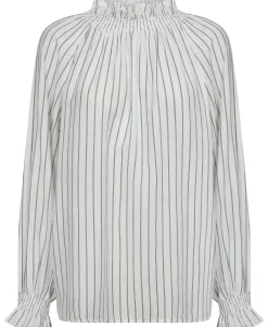 Dame Magasin du Nord Collection Bluser & Skjorter>Grady 3 Langærmede bluse med høj krave - LENZINGECOVERO