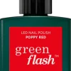 Outlet Green Flash - Poppy Red Negle