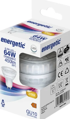 GU10 | PAR16 | Dim | 2700 Kelvin | 450 Lumen-DFTP Clearance