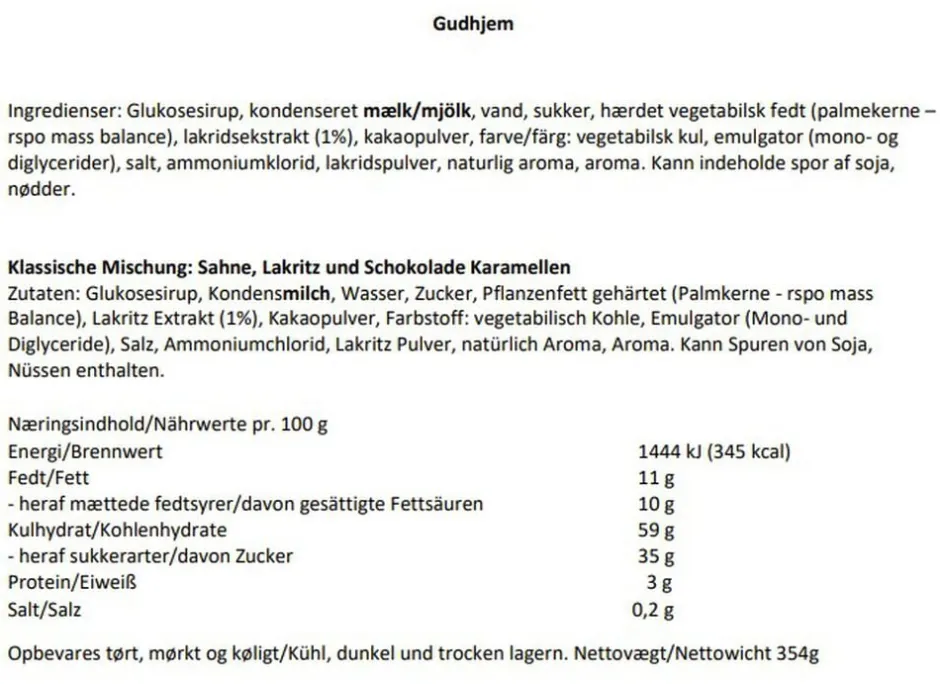 Outlet Gudhjem, Klassisk blandingQ2 Karameller