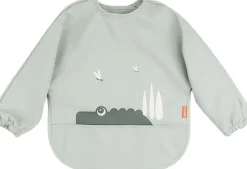 Børn Done by Deer Hagesmække>Hagesmæk m/ærmer og lomme Croco Grøn