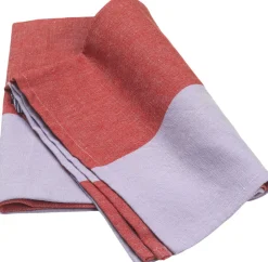 Hale Tea Towel - Red/Lilac-Ferm Living Online