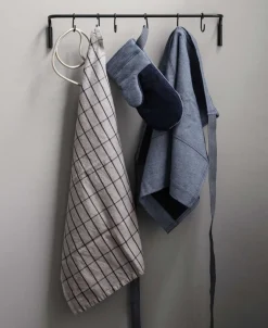 Outlet Hale Tea Towel - Sand/Black Tekstiler Til Køkkenet