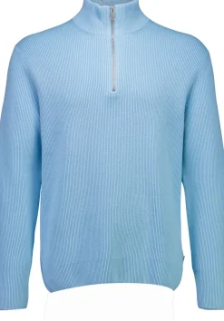 Half zip rib knit Strik