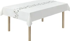 Hammershøi Christmas Dug 150x370 cm hvid m. deko-Kähler Outlet