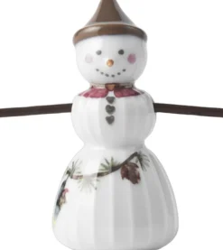 Kähler Julepynt|Julepynt>Hammershøi Christmas Snepige H8 hvid m. deko