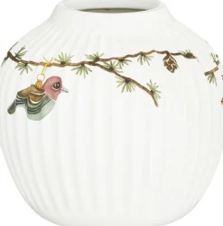 Sale Hammershøi Christmas Vase H13 hvid m. deko Julestel|Julestel