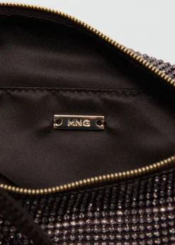 Handbag with rhinestones-MANGO Online