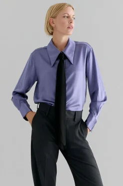 Best Hanna x MDNC Skjorte - 100% Silke Dame Bluser & Skjorter