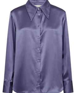 Best Hanna x MDNC Skjorte - 100% Silke Dame Bluser & Skjorter