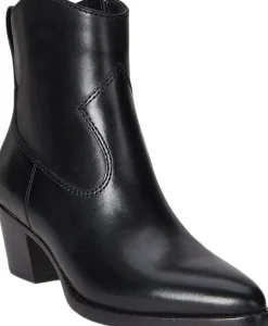 Harpher Burnished Leather Bootie-Lauren Ralph Lauren Outlet