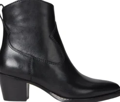 Harpher Burnished Leather Bootie-Lauren Ralph Lauren Outlet