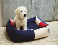 Hay Til Boligens Kæledyr>Dogs Bed-Medium-Red, blue