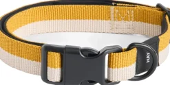 Hay Til Boligens Kæledyr>Dogs Collar Flat-M/L-Off-white,
