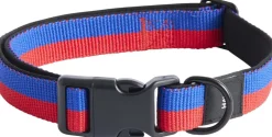Hay Til Boligens Kæledyr>Dogs Collar Flat-M/L-Red, blue