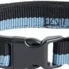 New Dogs Collar Flat-S/M-Blue, blac Til Boligens Kæledyr