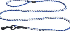 Dogs Leash-Braided-Blue, off-wh-Hay Outlet