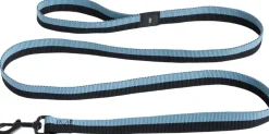 Best Dogs Leash-Flat M/L-Blue, black Til Boligens Kæledyr