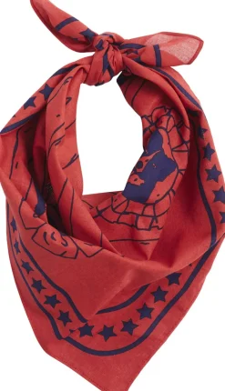 Dogs Scarf-55 x 55-Red-Hay Discount