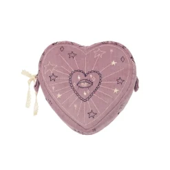 Heart Makeup Bag Purple Theatre Magic-Maanesten Outlet