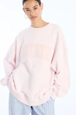 Dame ROTATE Birger Christensen Sweatshirts & Sweatpants>HEAVY SWEAT CREWNECK