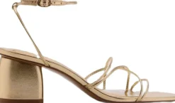 Dame MANGO Festsko|Højhælede Sko>Heeled sandal with crossed straps
