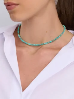 Heishi Choker with Silver-Nialaya Best