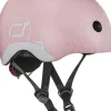 Børn Scoot & Ride Udendørs Leg>Helmet XXS reflective rose