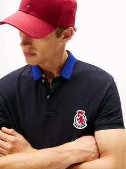 HERRINBONE COLLAR REG POLO-Tommy Hilfiger Hot