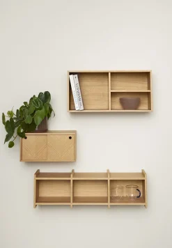 Hübsch Møbler>Herringbone Shelf Natural