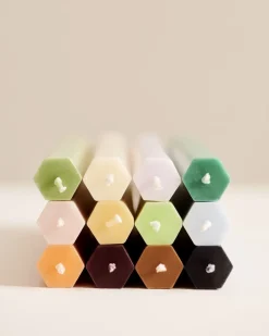 Hay Lys & Lysestager>Hexagon Candle - Set of 4