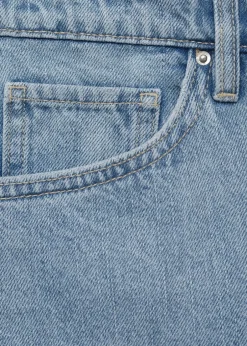 High-waisted straight denim shorts Dame Shorts