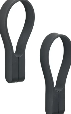 Hot Håndklædestrop Loop magnet 2 stk. Black Knager & Knagerækker