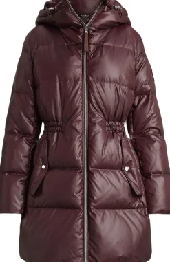 New Hooded Channel-Quilted Down Coat Dame Jakker & Frakker