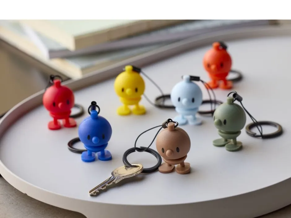 Dame Hoptimist Nøgleringe>Nøglering Bumble Orange