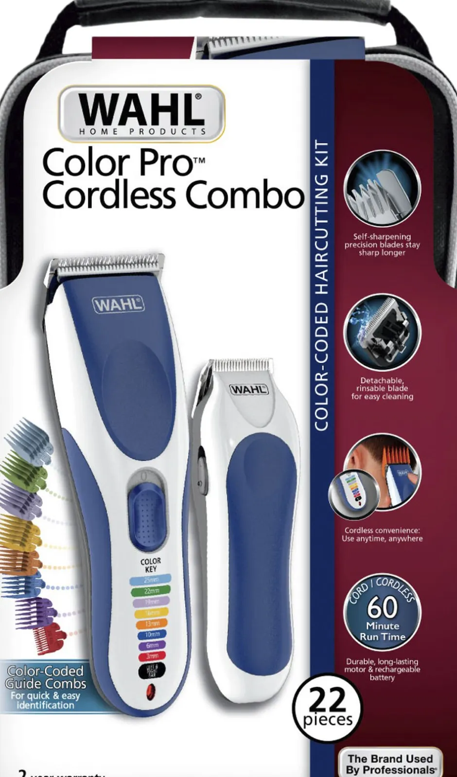 WAHL Barbering|Barbering>Hårklipper-sæt Color Pro Opladbar