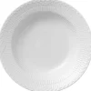 Royal Copenhagen Tallerkener>Hvid Halvblonde 21 cm. dyb tallerken