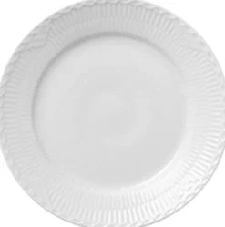 Hvid Halvblonde 19 cm. tallerken-Royal Copenhagen Outlet