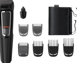 Outlet 8-i-1, grooming kit til ansigt og hår Multigroom series 3000 Barbering|Barbering