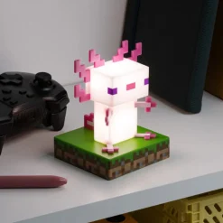 Sale Icon Lampe - Minecraft Axolotl Børn Børneværelse|Shark Gaming