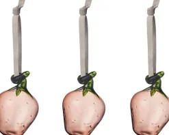 Iittala Juletræspynt>glass jordbær 3-pak pink