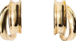 Dame MANGO Andet>Intertwined hoop earrings